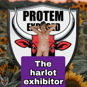 The harlot exhibitor