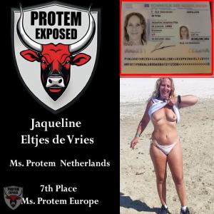 PROTEM Legacy Contestant : Jaqueline Eltjes de Vries - Ms. PROTEM NETHERLANDS