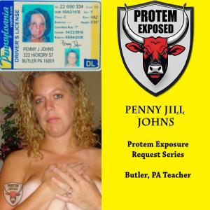 PROTEM Exposure: Penny Jill Johns- Butler, PA Teacher (Yellow Series)
