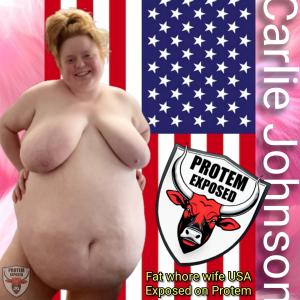 Carlie Johnson USA Fat whore wife