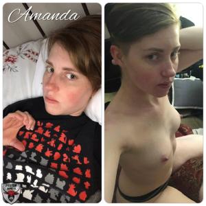 Amanda lost badly