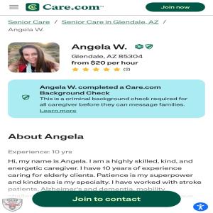 Angela W - Arizona State