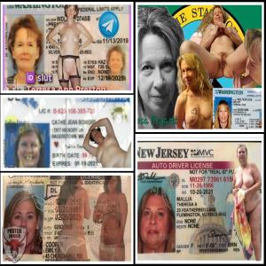 Nudes on licenses. lost risk. Pics are not deletable!