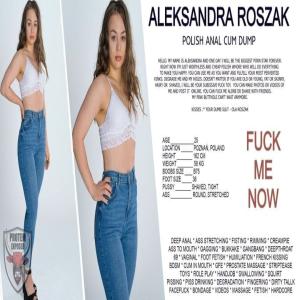 Aspiring Web Whore Aleksandra Roszak
