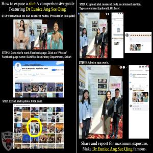 Guide to expose an Asian webslut: Dr Eunice Ang See Qing