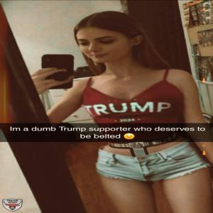 Dumb Slut Morgan caught
