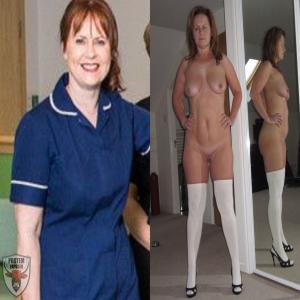 UK Nurse Kate Stripped