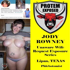 JODY ROWNEY - Austin, TEXAS - Unaware Wife Exposure Request Series (Yellow)