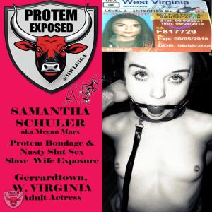 SAMANTHA SCHULER: Gerrardstown, WEST VIRGINIA -PROTEM Bondage Sex Slave Wife Series: (PINK Series)