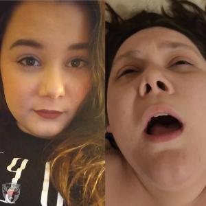 Dumb floppy tit fat piggy