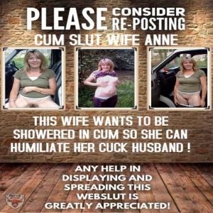 CUM SLUT WIFE ANNE
