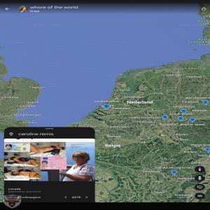 Caroline Remis my wife located on google earth in whore of the world