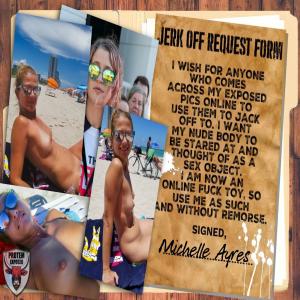 Michelle Ayres caught