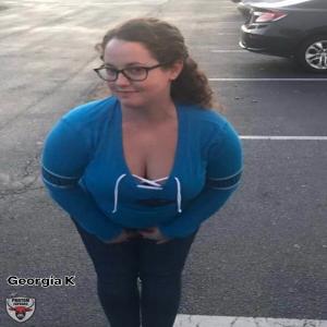Georgia K. Big Tits Cutie Caught
