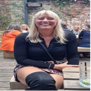 UK WIfe Carla in Black Underwear
