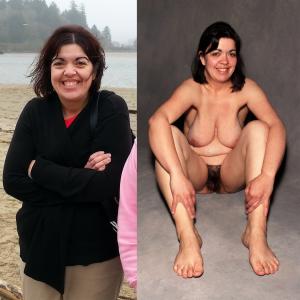 Stephanie Dressed and Undressed