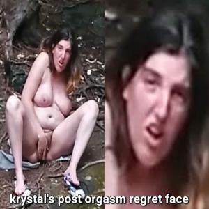 Webslut Krystal vote to make her perm